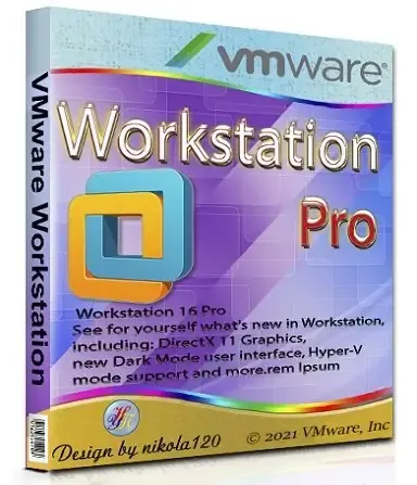 Иконка VMware Workstation 16 Pro 16.2.2 Build 19200509 RePack by KpoJIuK [Ru En]