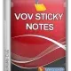 Иконка Vov Sticky Notes 9.6 + Portable [Multi Ru]