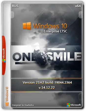 Иконка Windows 10 Enterprise LTSC x64 Rus by OneSmiLe [19044.2364]