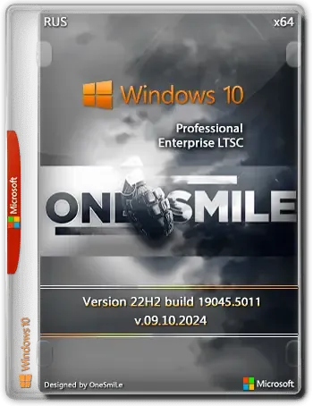 Иконка Windows 10 Pro Ent LTSC by OneSmiLe 22H2 build 19045.5011 [Ru]