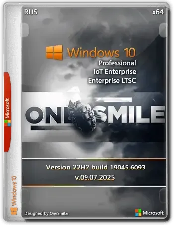 Иконка Windows 10 Pro Ent LTSC by OneSmiLe 22H2 build 19045.6093 [Ru]