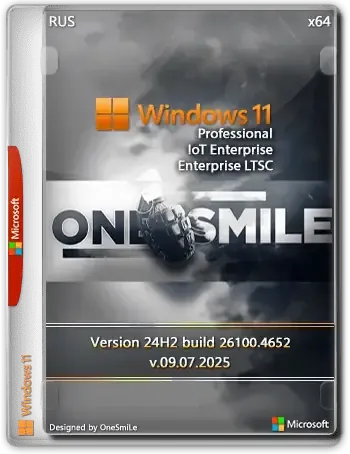 Иконка Windows 11 Pro Ent LTSC by OneSmiLe 24H2 build 26100.4652 [Ru]