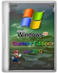 Иконка Windows Xp Pro SP3 Gamers Edition DVD July 2012 (July 2012) (x86) (2012) Русский + Английский