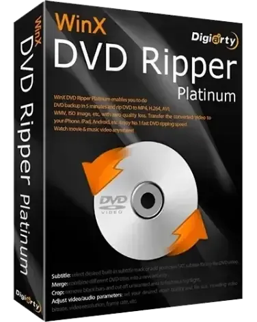 Иконка WinX DVD Ripper Platinum 8.22.3 RePack (& Portable) by elchupacabra [Multi Ru]