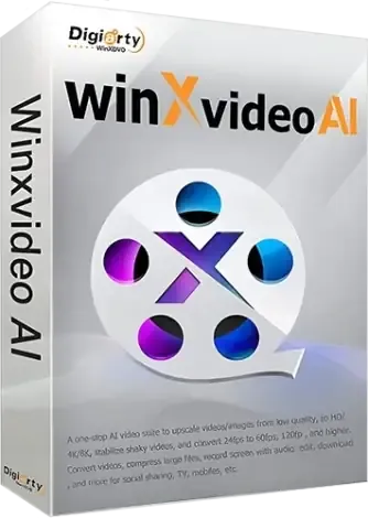 Иконка Winxvideo AI 3.6 (x64) RePack (& Portable) by elchupacabra [Multi Ru]