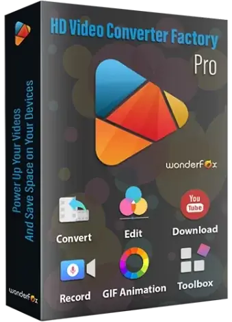 Иконка WonderFox HD Video Converter Factory Pro 26.2 RePack (& Portable) by TryRooM [Ru En]