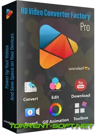Иконка WonderFox HD Video Converter Factory Pro 26.7 RePack (& Portable) by elchupacabra [Multi Ru]