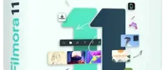 Иконка Wondershare Filmora 11.7.3.814 [x64] (2022) PC Portable by FC Portables