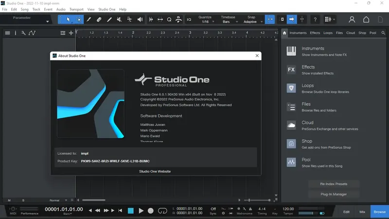 Инсталляция и активация