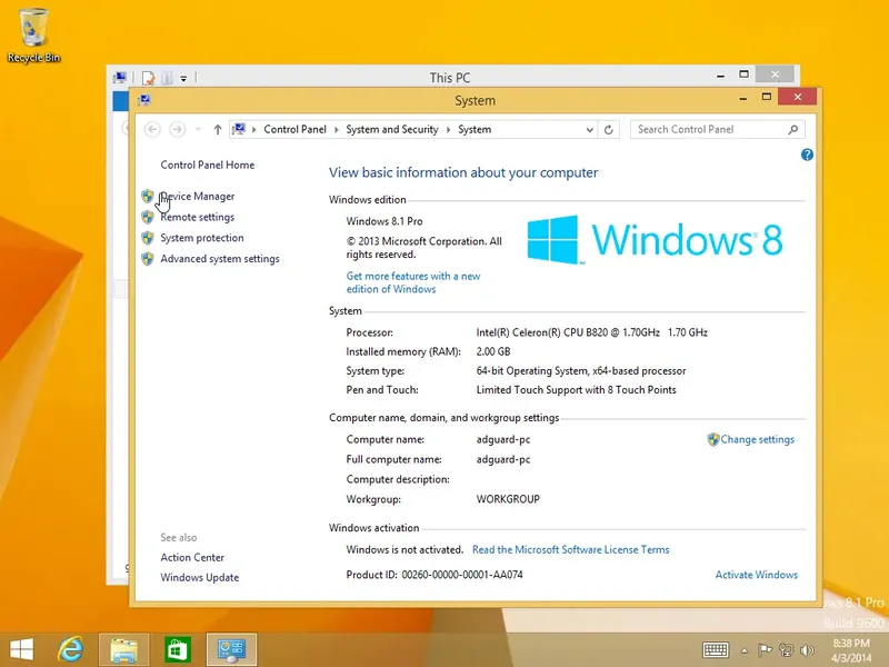 Инсталляция и активация
