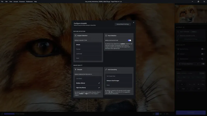 Настройки программы
