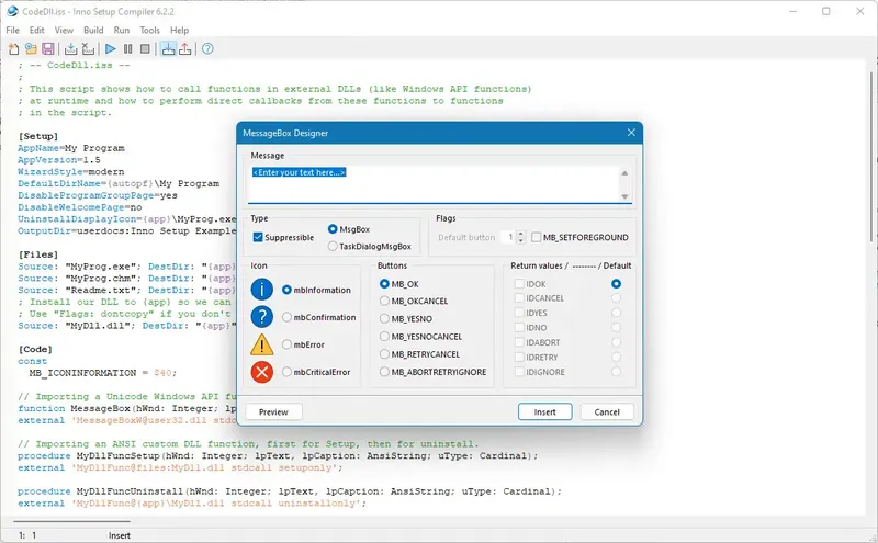 Настройки программы