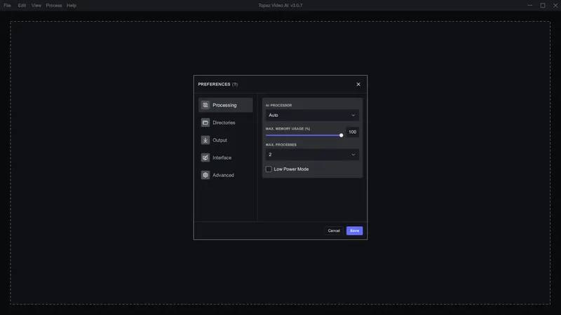 Настройки программы