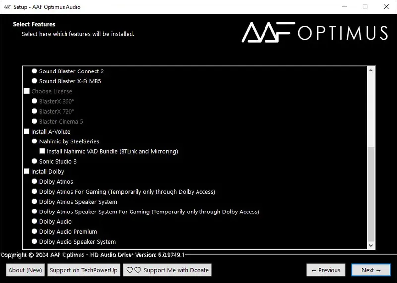 Настройки программы