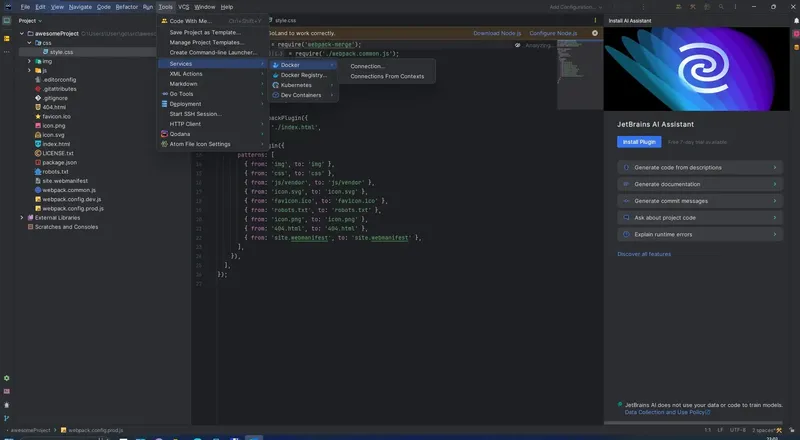Настройки программы