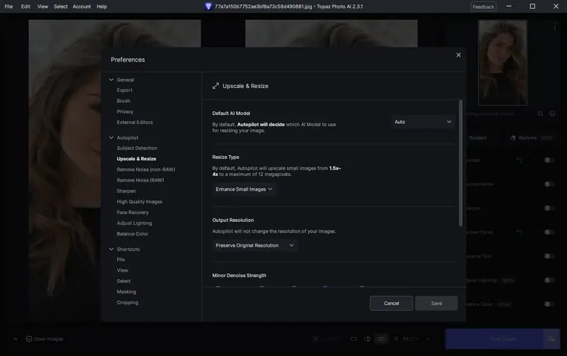Настройки программы