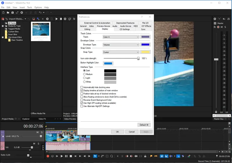 Настройки программы