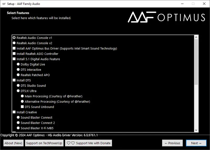 Настройки программы