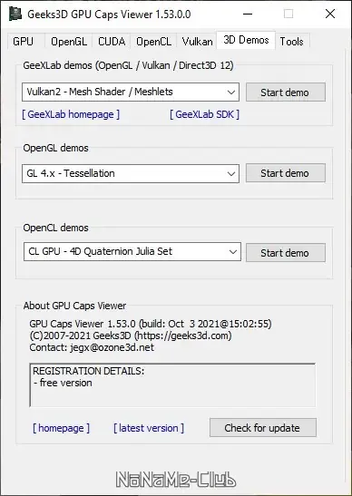 Настройки программы