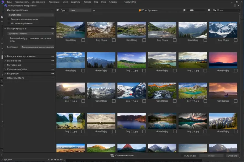 Настройки программы
