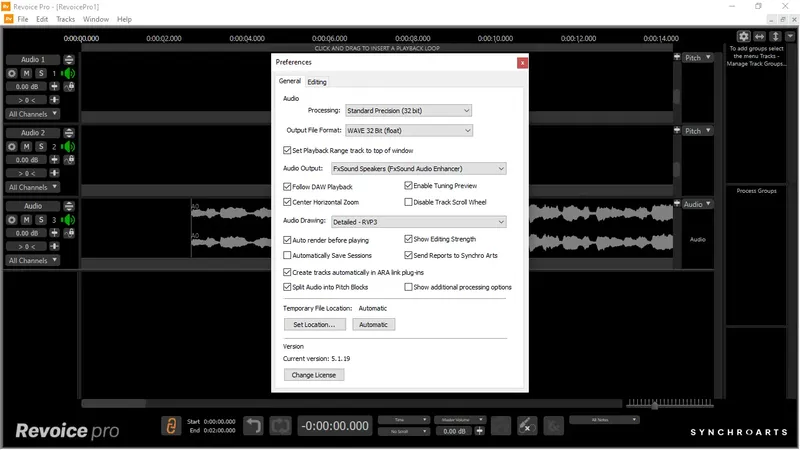 Настройки программы