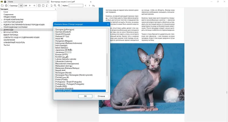 Настройки программы