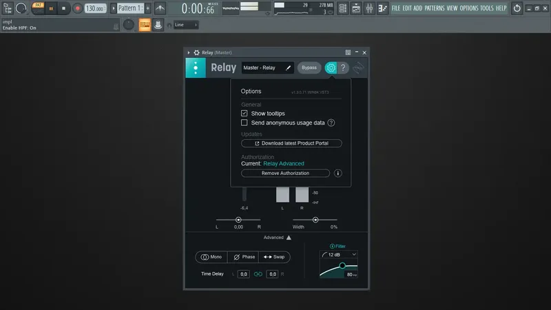 Настройки программы