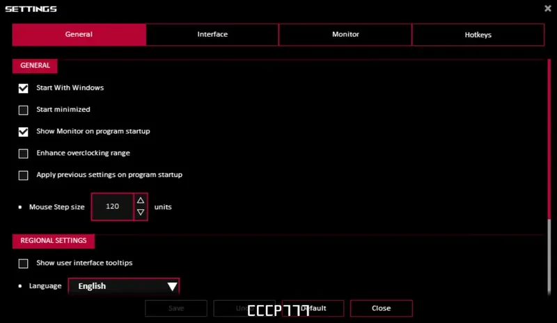 Пользовательсткй интерфейс ASUS GPU Tweak III 1.6.9.4 [Multi]
