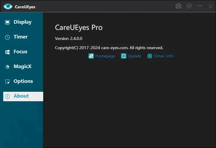 Пользовательсткй интерфейс CareUEyes 2.4.0.0 Pro Portable by FC Portables [Multi]