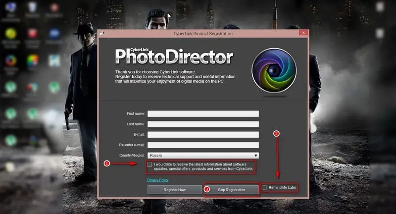 Пользовательсткй интерфейс Cyberlink PhotoDirector 4.0.4317.0 Ultra [Multi]