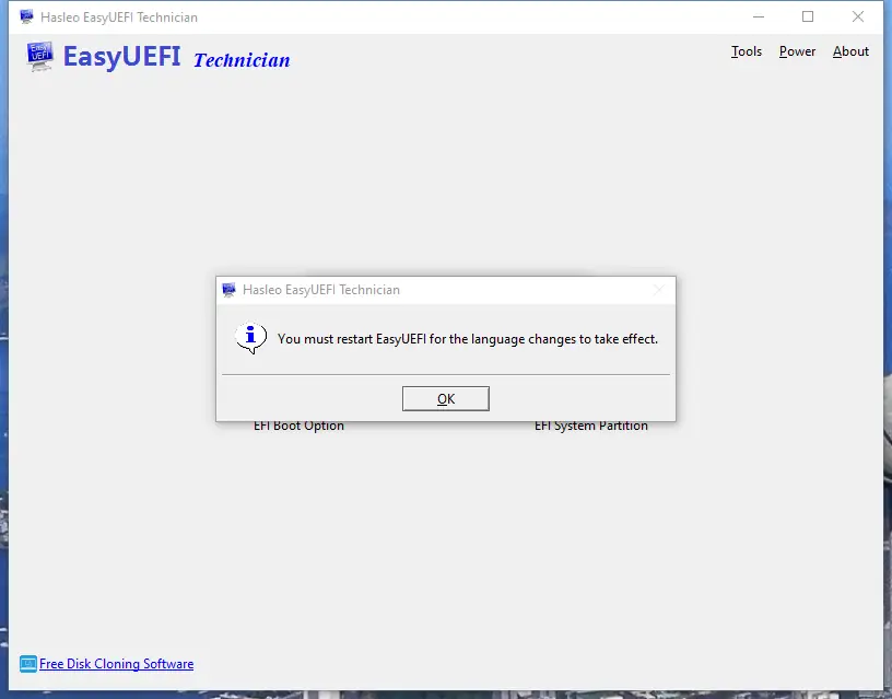 Пользовательсткй интерфейс EasyUEFI Technician 4.9 Release 1 RePack (& Portable) by elchupacabra [Multi Ru]