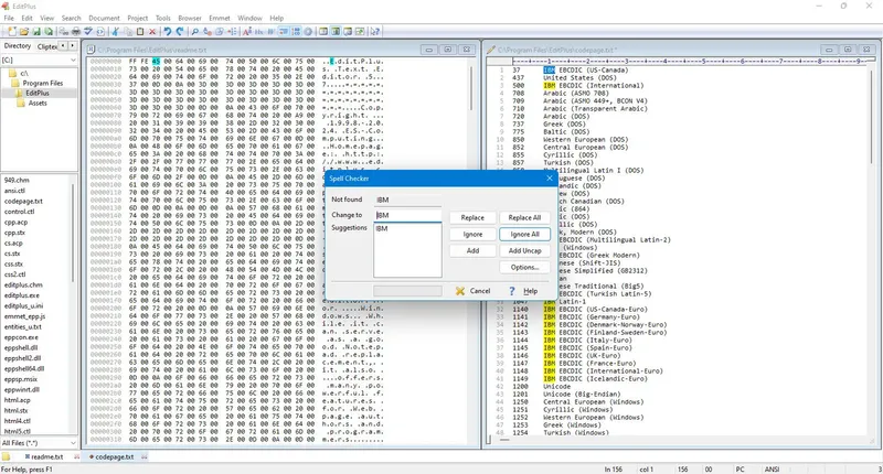 Пользовательсткй интерфейс EditPlus 5.7.0 build 4352 + EditPlus 5.7.0 patch 4587 [En]