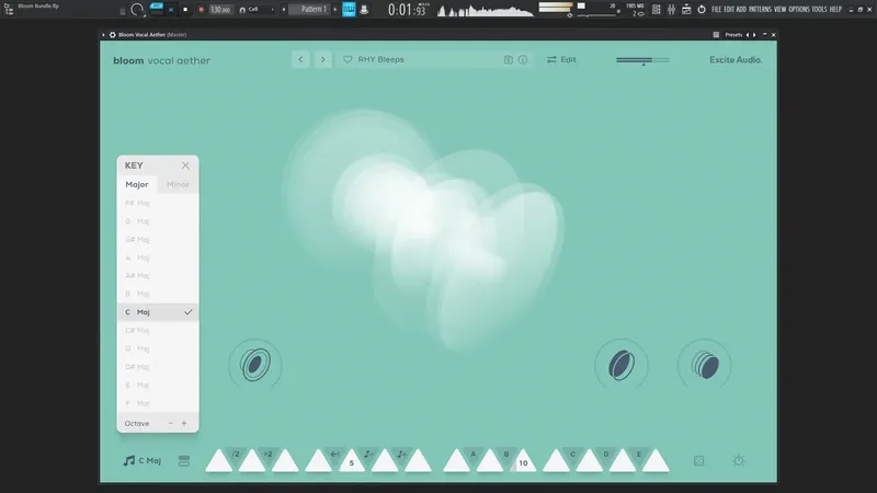 Пользовательсткй интерфейс Excite Audio - Bloom Bundle 1.1.0 STANTALONE, VSTi, VSTi 3, AAX (x64) [En]
