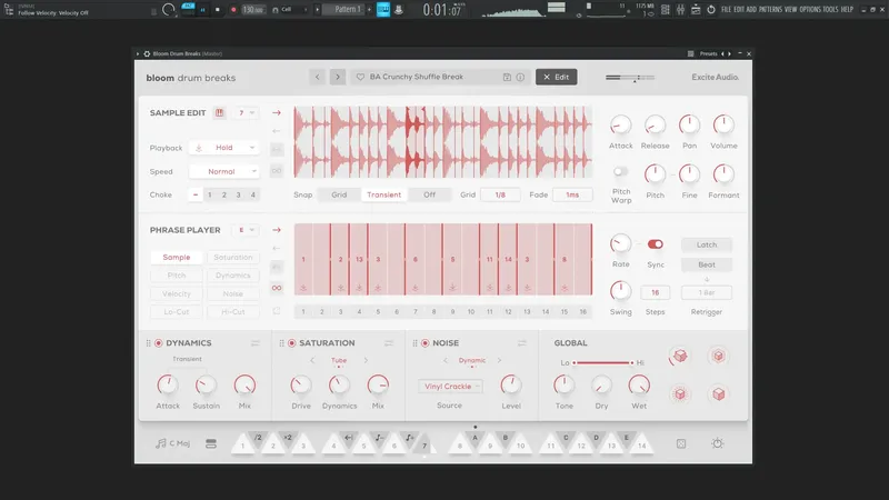Пользовательсткй интерфейс Excite Audio - Bloom Bundle 2024.7.31 STANTALONE, VSTi, VSTi 3, AAX (x64) RePack by TCD [En]