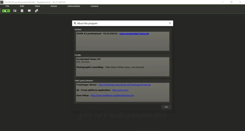 Пользовательсткй интерфейс Franzis ZOOM #3 Pro 3.31.04132 Portable by Spirit Summer [Multi]