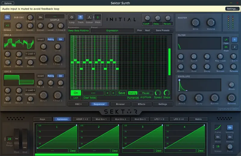 Пользовательсткй интерфейс Initial Audio - Sektor 1.6.0 STANDALONE, VSTi, VSTi3, AAX (x64) + Expansions [En]