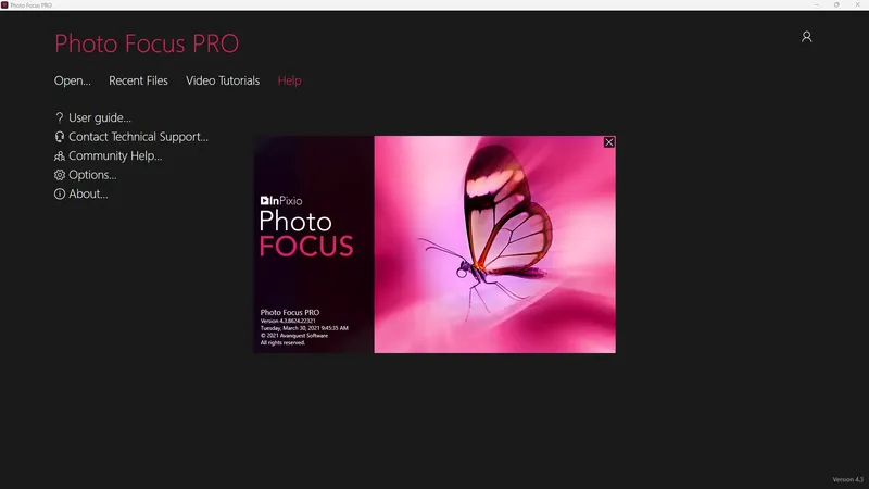 Пользовательсткй интерфейс inPixio Photo Focus Pro 4.3.8624 Portable by FC Portables [Multi]