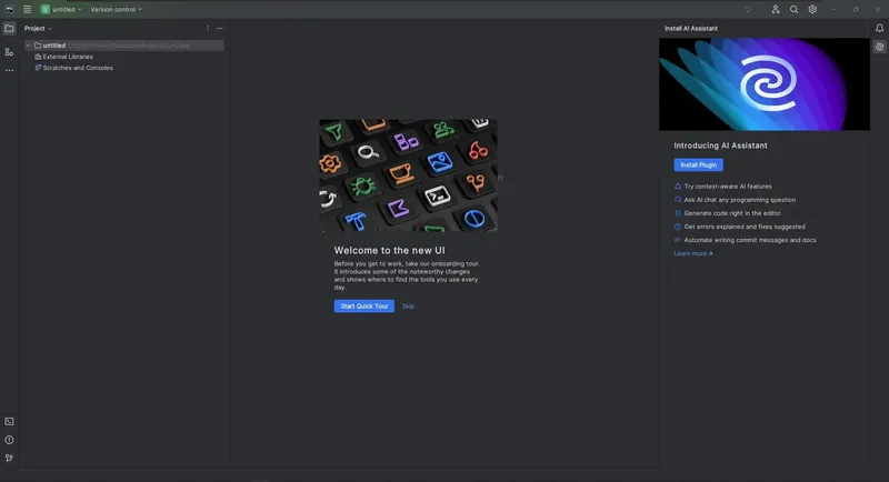Пользовательсткй интерфейс Jetbrains WebStorm 2024.1 Repack by Sitego [En]