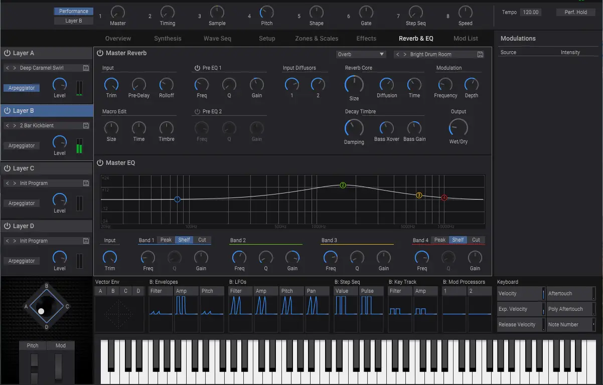 Пользовательсткй интерфейс KORG - Wavestate Native 1.0.1 Standalone, VSTi 3, AAX (x64) [En]