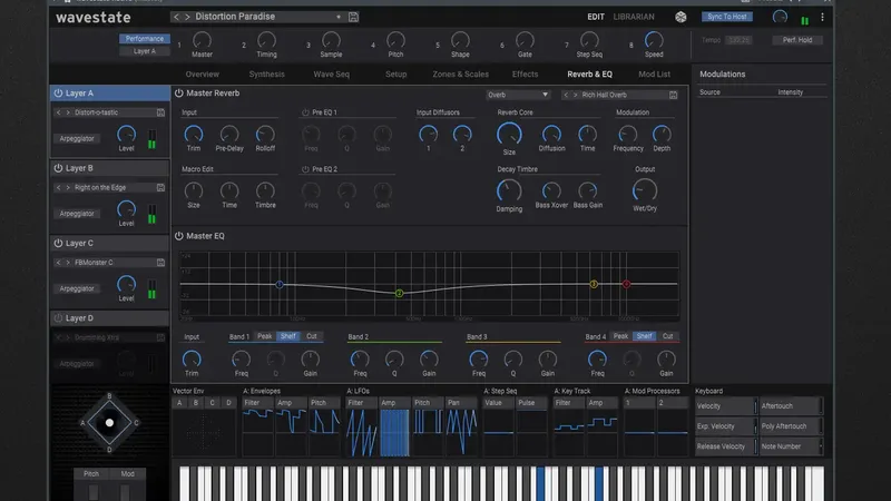 Пользовательсткй интерфейс KORG - Wavestate Native 1.0.2 Standalone, VSTi 3, AAX (x64) [En]