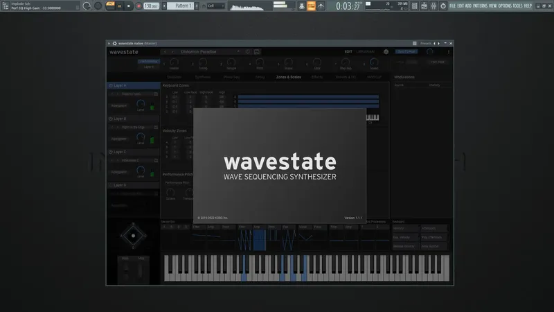 Пользовательсткй интерфейс KORG - Wavestate Native 1.1.1 Standalone, VSTi 3, AAX (x64) [En]