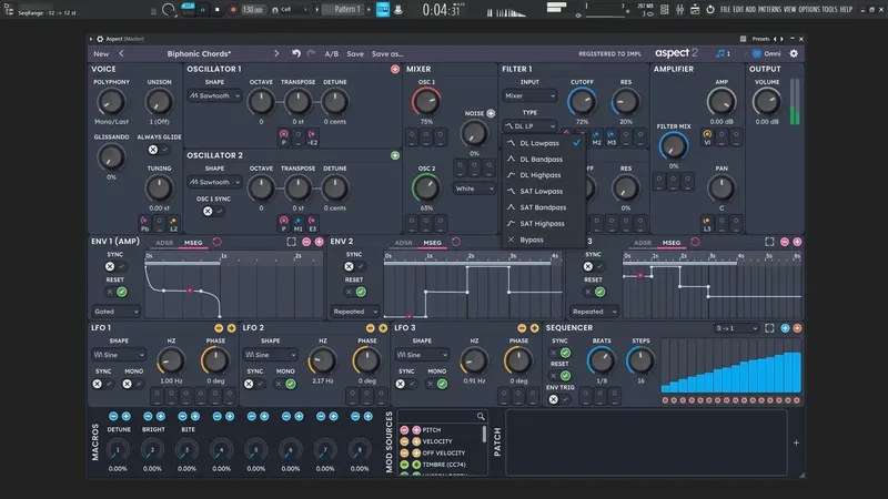 Пользовательсткй интерфейс Loomer - Aspect 2.0.3 Standalone, VSTi, VSTi 3, AAX (x64) [En]