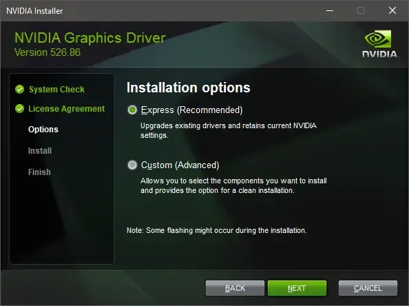 Пользовательсткй интерфейс NVIDIA GeForce Desktop Game Ready 526.86 WHQL + DCH [Multi Ru]