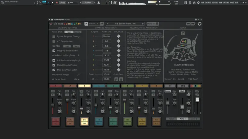 Пользовательсткй интерфейс Sugar Bytes - DrumComputer 1.3.3b2024 Standalone, VSTi, VSTi 3, AAX RePack by TCD (Rev.1) [En]