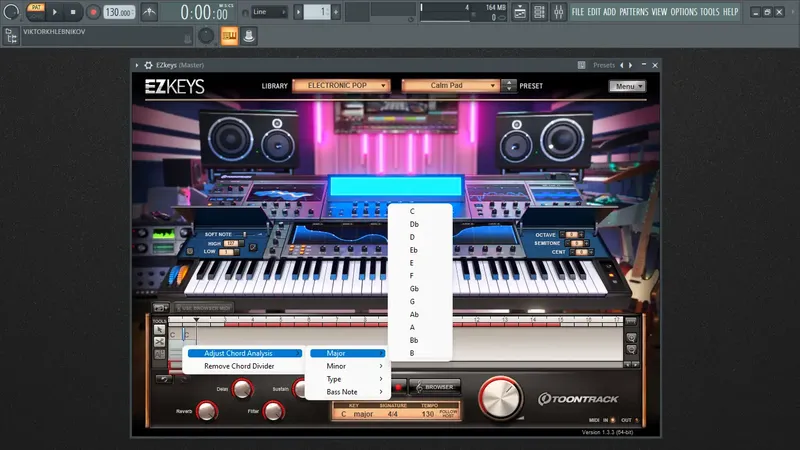 Пользовательсткй интерфейс Toontrack EZkeys Electronic Pop 1.0.0 STANDALONE, VSTi, AAX (x86 x64)