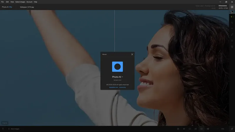 Пользовательсткй интерфейс Topaz Photo AI Pro 4.0.1 Portable by 7997 + Models [En]