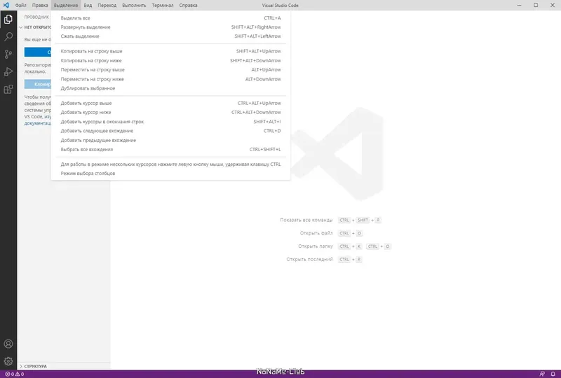 Пользовательсткй интерфейс Visual Studio Code 1.64.0 + Автономная версия (standalone) [Multi Ru]