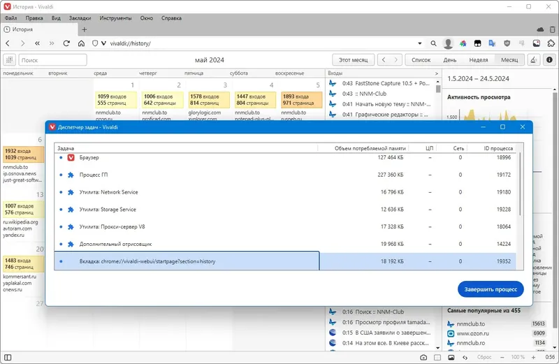 Пользовательсткй интерфейс Vivaldi 6.7.3329.41 include standalone [Multi Ru]