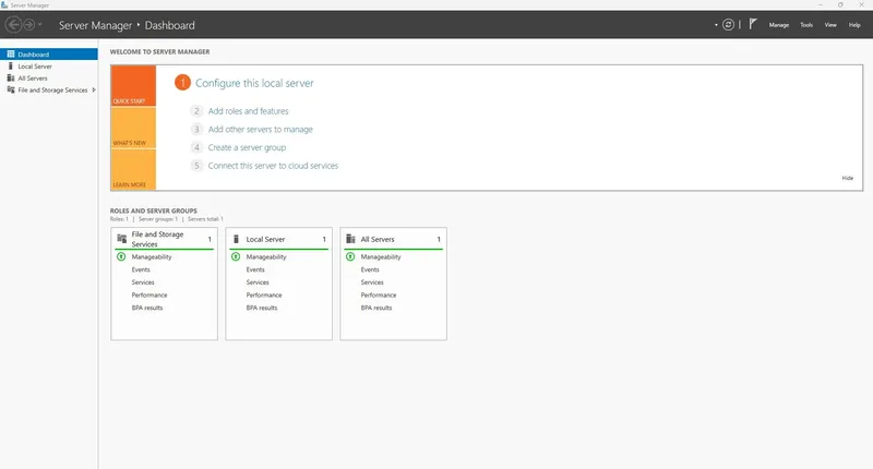 Пользовательсткй интерфейс Windows Server 2025 Beta builds 23H2 26010.1000 [EN] (Updated January 2024) 23H2 26010.1000 Prerelease 231201-1336 [En]