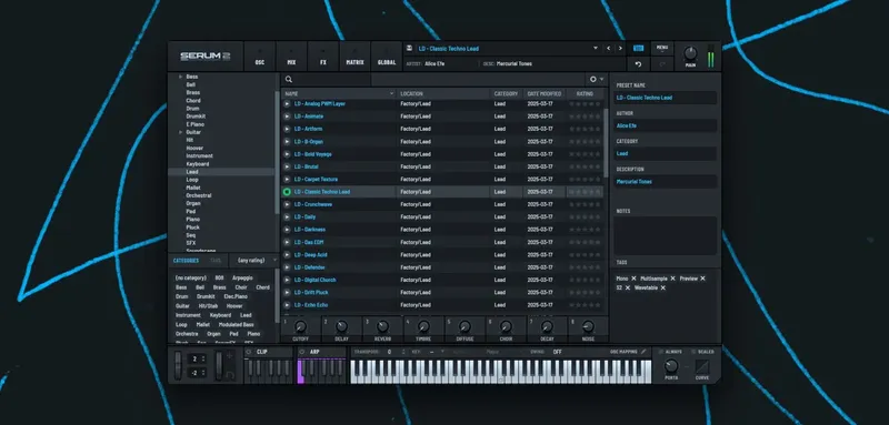 Пользовательсткй интерфейс Xfer Records - Serum 2 2.0.20 VSTi 3, AAX (x64) [En]